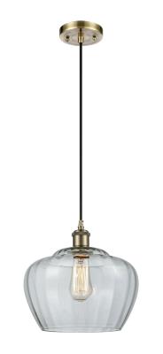 Antique Finish Innovations 516-1P-AB-G82 Transitional One Light Mini Pendant from Ballston Collection in Brass Antique Finish Innovations 516-1P-AB-G82 Transitional One Light Mini Pendant from Ballston Collection in Brass