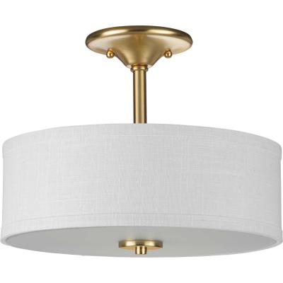 Progress Canada - P350129-012 - Inspire - Two Light Semi-Flush Mount - Satin Brass