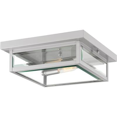 Quoizel - WVR1312SS - Westover - Two Light Flush Mount - Stainless Steel