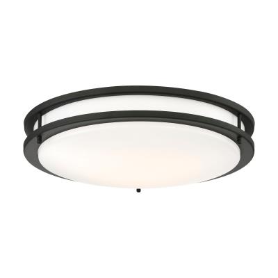 LED Flush Mount - Matte Black