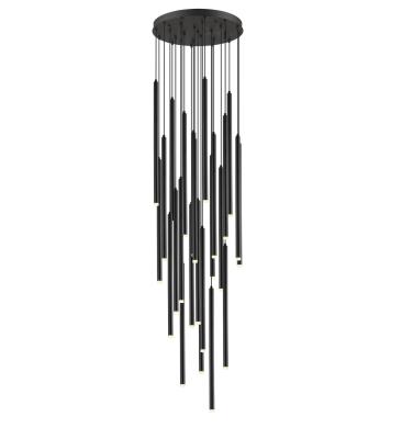 AVENUE LIGHTING HF2800-BLK 25-Light Hanging Chandelier, Black
