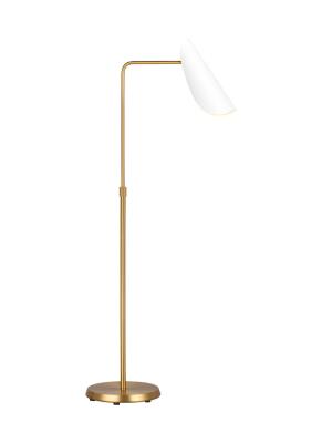 Studio VC Old Pharmacy Floor Lamp in Antique Brass by Visual Comfort  Signature at Destination Lighting