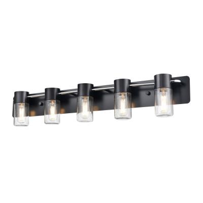 Bathroom Fixtures Five Lights Inside Source Bathroom Fixtures Five Lights, Five Light Vanity Fixture Black