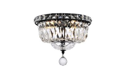 Elegant Lighting - V2528F10BK/RC - Tranquil - Four Light Flush Mount - Black