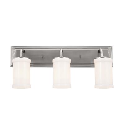 Kichler 55131CLP Vetivene 3 bulb Vanity Light Pewter