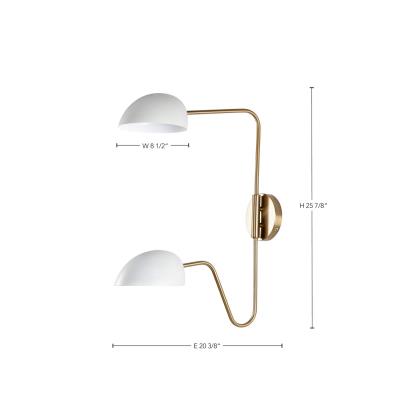 Nuvo Lighting Trilby Two Light Wall Sconce - Thumbnail 5