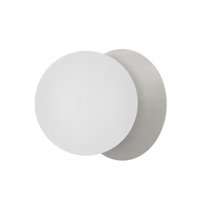 Dainolite 1LT Incandescent Wall Sconce, PC w/White Glass