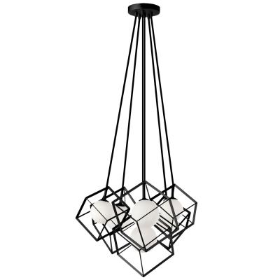 Dainolite 6LT Halogen Pendant, MB Finish w/Opal Glass