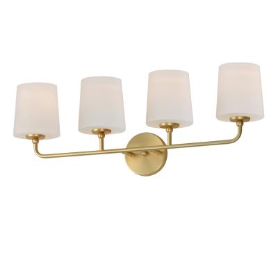 Bristol - Four Light Bath Vanity - Satin Brass