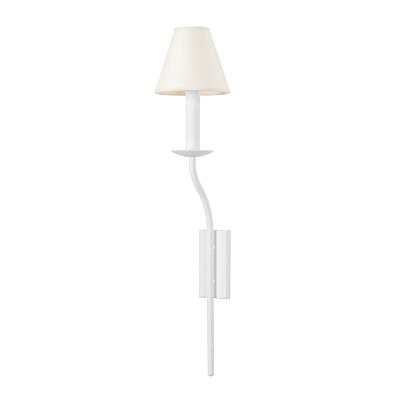 Troy Lighting B8825-GSW Lomita - 1 Light Wall Sconce-25.5 Inches Tall and 5.5 Inches Wide, Finish Color: Gesso White