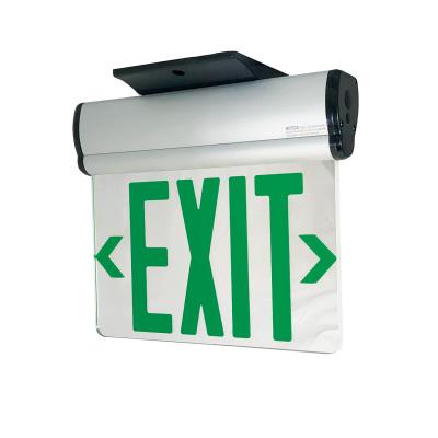 LED Edge-Lit Exit Sign - Aluminum