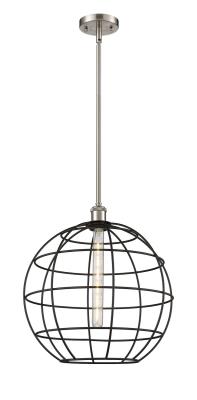Innovations Lighting 516-1S-SN-CE-16-BK Ballston Led Pendant Pendant Light Two-Tone