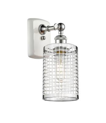 Innovations Lighting 516-1W-WPC-M18-PC Downtown Urban Led Wall Sconce Wall Light Two-Tone