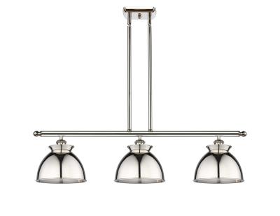 Innovations Lighting 516-3I-PN-M14-PN Ballston Three Light Island Pendant Pendant Light Polished Nickel