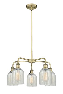Innovations Lighting 516-5CR-AB-G2511 Downtown Urban Five Light Chandelier Chandelier Brass - Antique
