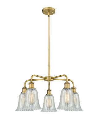 Innovations Lighting 516-5CR-BB-G2811 Downtown Urban Five Light Chandelier Chandelier Gold, Champ, Gld Leaf