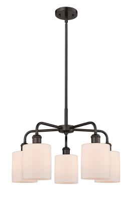 Innovations Lighting 516-5CR-OB-G111 Downtown Urban Five Light Chandelier Chandelier Bronze/Dark