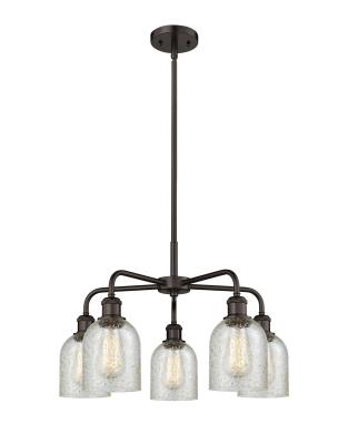 Innovations Lighting 516-5CR-OB-G259 Downtown Urban Five Light Chandelier Chandelier Bronze/Dark