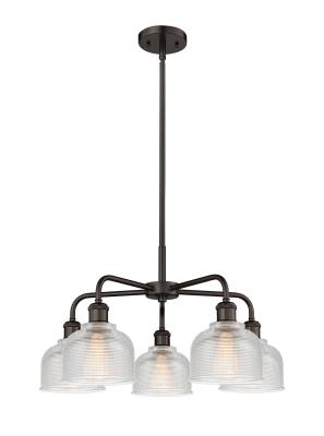Innovations Lighting 516-5CR-OB-G412 Downtown Urban Five Light Chandelier Chandelier Bronze/Dark
