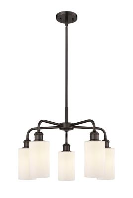 Innovations Lighting 516-5CR-OB-G801 Downtown Urban Five Light Chandelier Chandelier Bronze/Dark