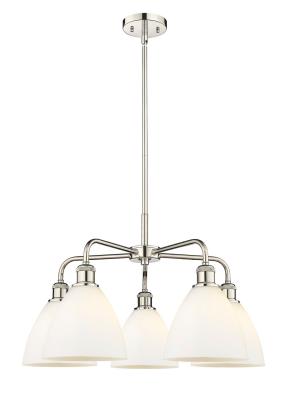Innovations Lighting 516-5CR-PN-GBD-751 Downtown Urban Five Light Chandelier Chandelier Polished Nickel