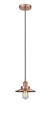 Innovations Lighting 616-1PH-AC-M3-AC Downtown Urban One Light Pendant Pendant Light Copper/Antique/Verde