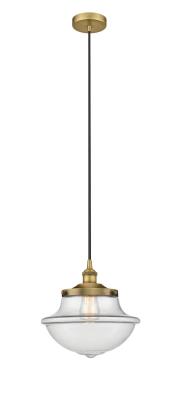 Innovations Lighting 616-1PH-BB-G542 Downtown Urban One Light Pendant Pendant Light Gold, Champ, Gld Leaf