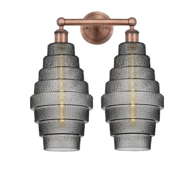 Innovations Lighting 616-2W-AC-G673-8 Downtown Urban Two Light Bath Vanity Bath Vanity Light Copper/Antique/Verde