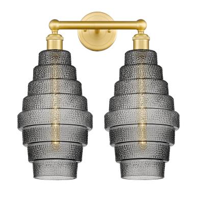 Innovations Lighting 616-2W-SG-G673-8 Downtown Urban Two Light Bath Vanity Bath Vanity Light Gold, Champ, Gld Leaf