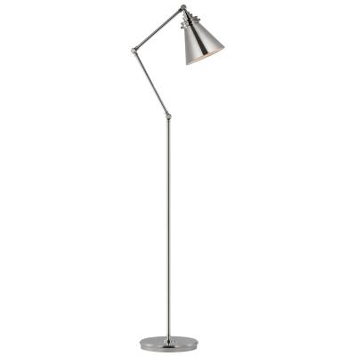 VIS CHA 9010PN Visual Comfort Signature LED Floor Lamp Polished Nickel - Parkington 15.00W A19 Bulbs Not Included 17.50IN L X 10.00IN W X 48.25IN H