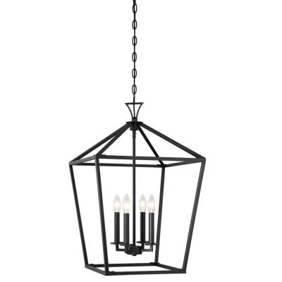 Savoy House - 3-421-4-89 - Townsend - Four Light Pendant - Matte Black