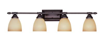 Apollo - Four Light Bath Bar - Oil Rubbed Bronze