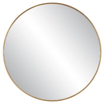 Uttermost 09928 Junius - Large Round Mirror-60 Inches Tall and 60 Inches Wide