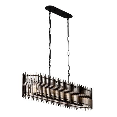Varaluz Smithsonian Park Row 6-Light 48" Long Kitchen Island Pendant - N/A