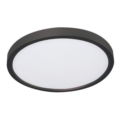 AFX Edge 8" Round LED Flush Mount - 5 CCT - Black