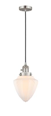 Innovations 201CSW-SN-G661-7-LED 1-Light Mini Pendant Brushed Satin Nickel