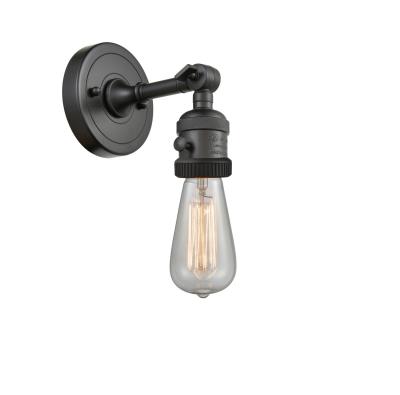 Innovations Lighting 203SW-OB-LED Bare Bulb - 3.5W 1 LED Wall Sconce In Traditional Style-6.38 Inches Tall and 4.5 Inches Wide, Finish Color: Oil Rubbed Bronze