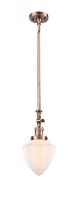 Innovations 206-AC-G661-7-LED 1-Light Mini Pendant Antique Copper