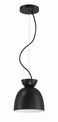 Craftmade 59191-FB Ventura Dome 1 Light Mini Pendant in Flat Black