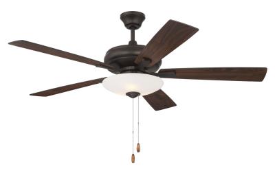 52" Ceiling Fan Eos 3 Light Bowl