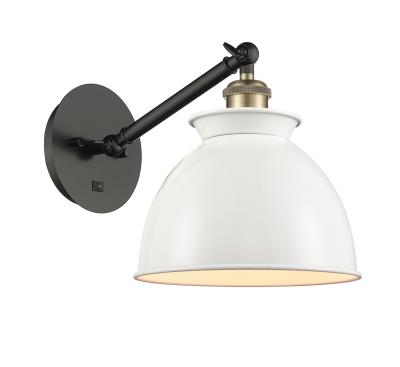 Innovations 317-1W-BAB-M14-W 1-Light Sconce Black Antique Brass