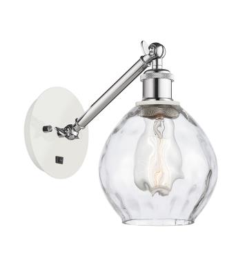 Innovations Lighting 317-1W-WPC-G362 Waverly - 1 Light Small Wall Sconce in Industrial Style-10.88 Inches Tall and 6 Inches Wide, Choose Lamping Option: Incandescent, Shade Options: Clear Glass