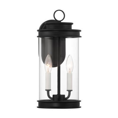 Savoy House 5-904-BK Englewood 2-Light Outdoor Wall Lantern in Matte Black (7