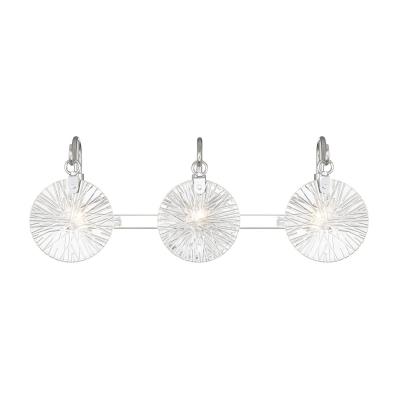Savoy House 8-3981-3-11 Addison 3-Light Bathroom Vanity Light in Polished Chrome (24