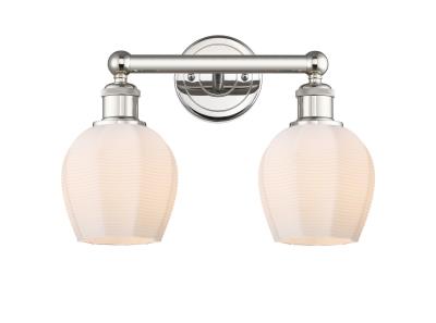 Innovations Lighting 616-2W-PN-G461-6 Edison Two Light Bath Vanity Bath Vanity Light Polished Nickel