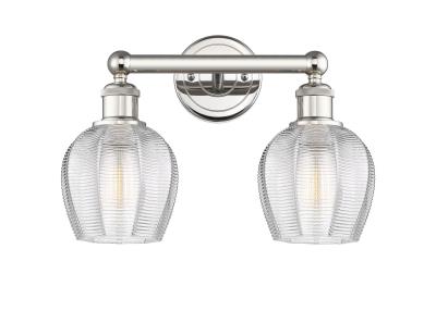 Innovations Lighting 616-2W-PN-G462-6 Edison Two Light Bath Vanity Bath Vanity Light Polished Nickel