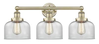 Innovations Lighting 616-3W-AB-G72 Edison Three Light Bath Vanity Bath Vanity Light Antique Brass