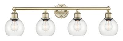 Innovations Lighting 616-4W-AB-G122-6 Edison Four Light Bath Vanity Bath Vanity Light Antique Brass