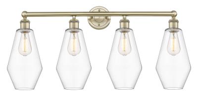 Innovations Lighting 616-4W-AB-G652-7 Downtown Urban Four Light Bath Vanity Bath Vanity Light Antique Brass