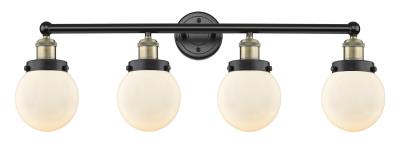 Innovations Lighting 616-4W-BAB-G201-6 Edison Four Light Bath Vanity Bath Vanity Light Black Antique Brass